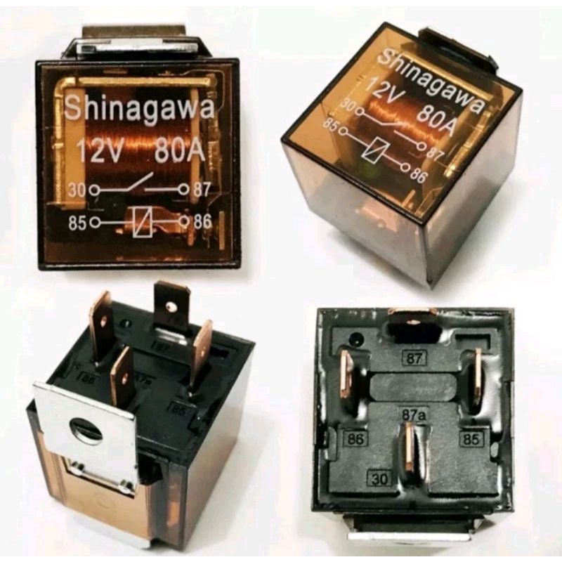 Jual RELAY 4 KAKI 80 AMPERE 12 volt | Shopee Indonesia