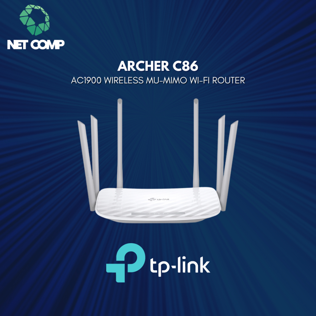 Jual TP-LINK ARCHER C86 AC1900 Wireless MU-MIMO Wi-Fi Router