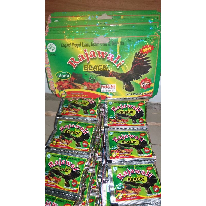 Jual RAJAWALI BLACK ASAM URAT KAPSUL PEGAL LINU NYERI OTOT SENDI ENCOK ...