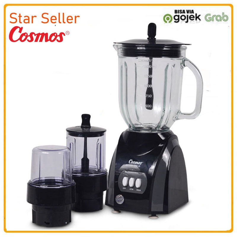 Jual Cosmos Blender CB 282 G 2 Liter Gelas Kaca - 3in1 | Shopee Indonesia