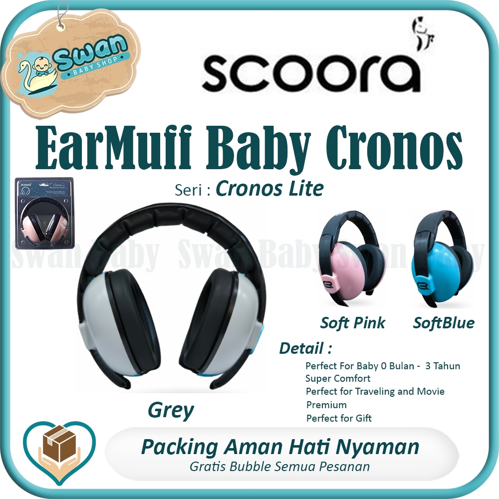 Jual Scoora Cronos Lite Baby Earmuff | Shopee Indonesia