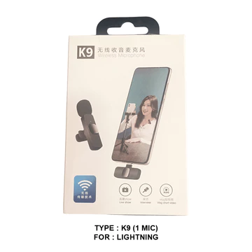 Akacc Microphone Wireless Portable K9 Sx5 Sx8 Mic Clip On Live Streaming Vlog Mic Vlogger