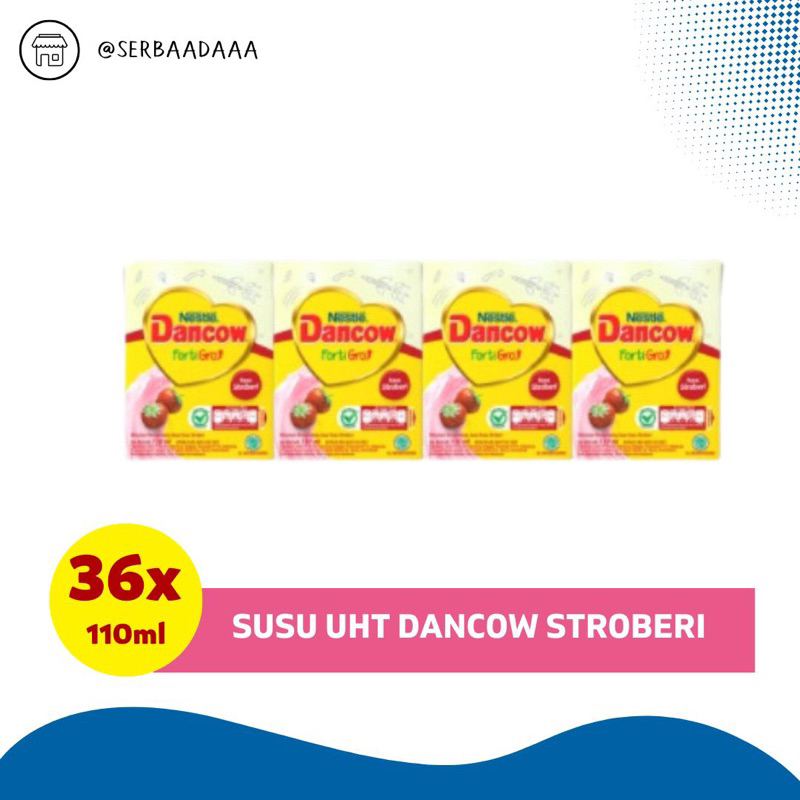Jual Dancow FortiGro UHT Rasa Cokelat | Vanilla | Strawberry | 110ml 1 ...