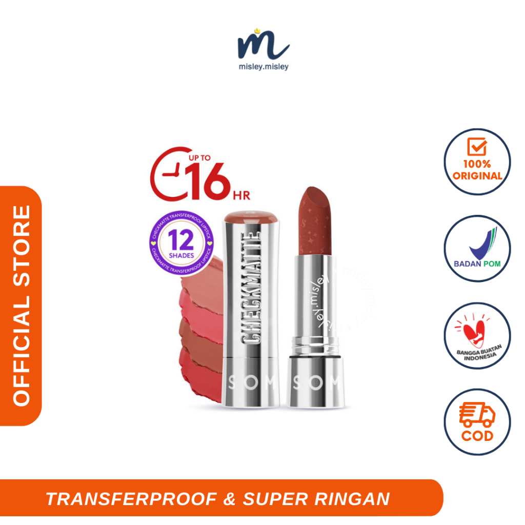 Jual MISLEY - SOMETHINC Checkmatte Transferproof Lipstick Original ...
