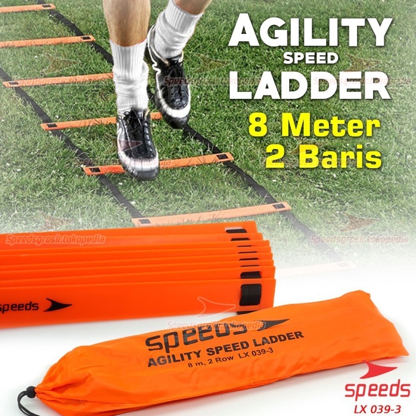 Jual Pencarian Terpopuler AGILITY LADDER TANGGA SP LADDER SPEEDS 8