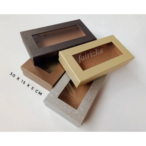 Jual Dijamin Baru Box Kotak Kado Standard Karton Hardboard Mika untuk