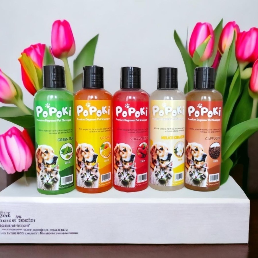 Jual 250ML POPOKI SAMPO GROOMING KUCING ANJING PREMIUM SHAMPO | Shopee ...