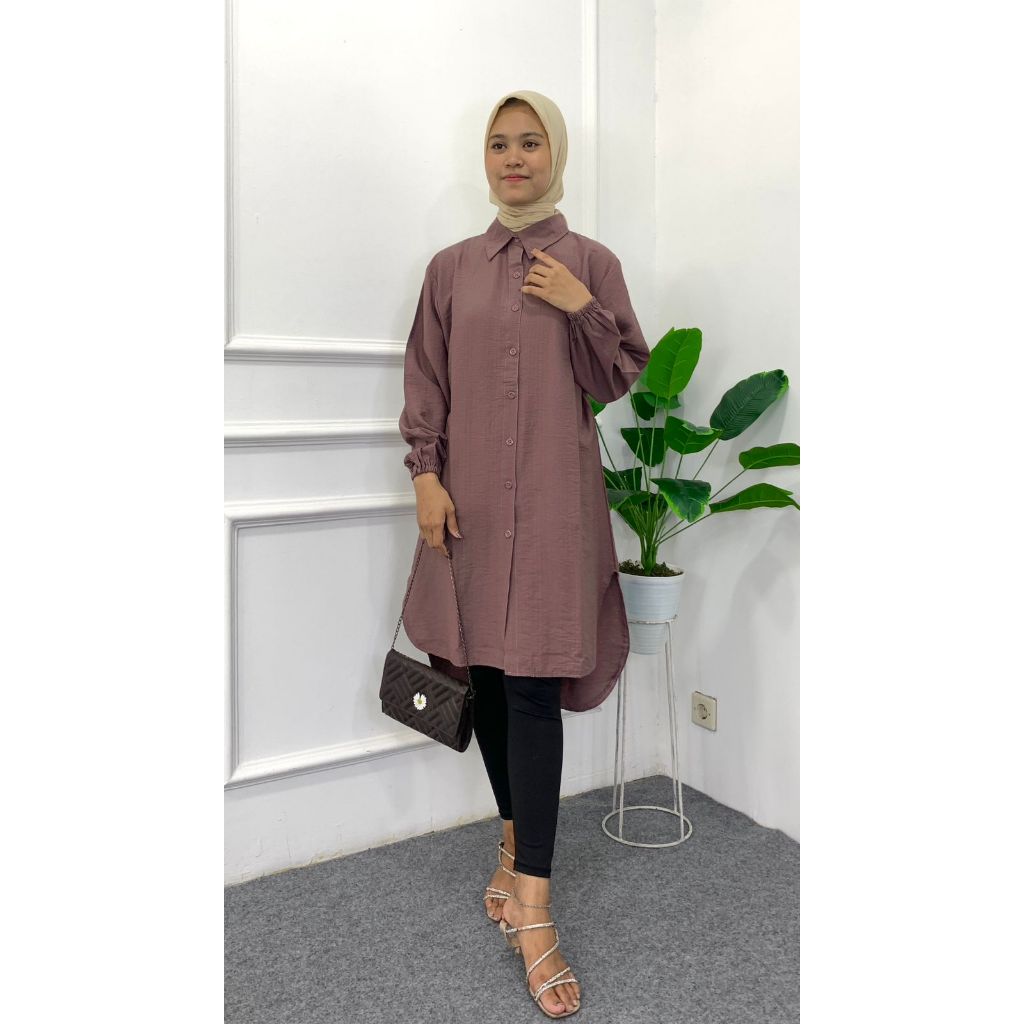 Bodytalk Gossamer Kemeja Tunik Wanita main image 1