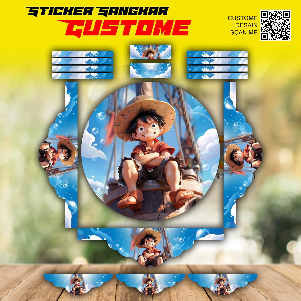 Jual STICKER SANGKAR MURAI BATU KARTUN BOCIL | Shopee Indonesia