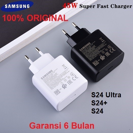Jual Adapter Charger SAMSUNG S24 Ultra S24+ S24 Plus 45W Super Fast ori