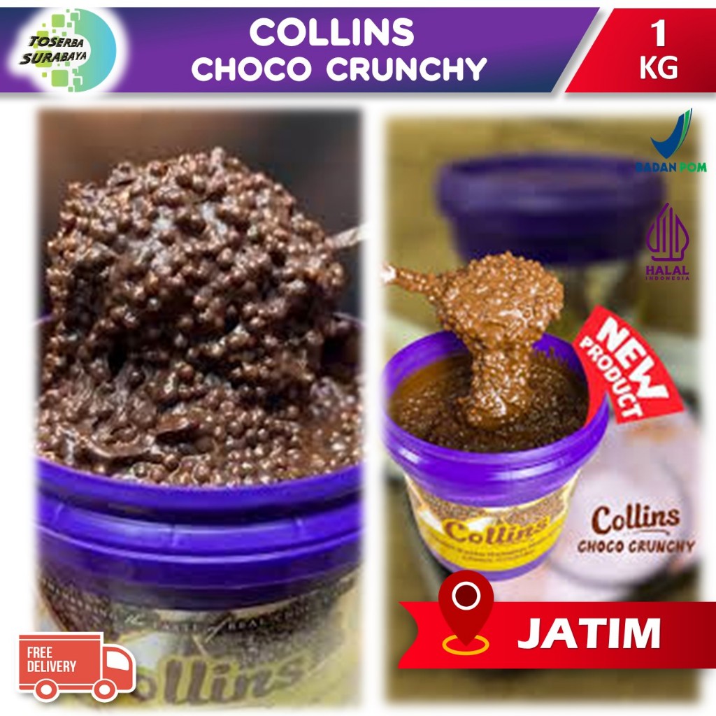 Jual COLLINS CHOCO CRUNCHY 1KG - Selai Coklat Malt Crispy (Tersedia ...