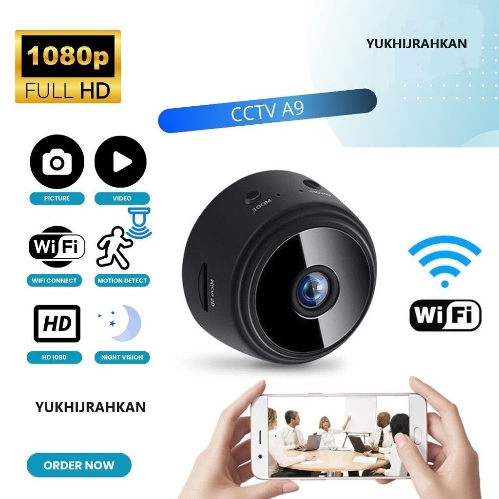 Jual CCTV Wireless A9 Mini Smart Camera Wifi HD 1080P Micro V380 Kamera ...