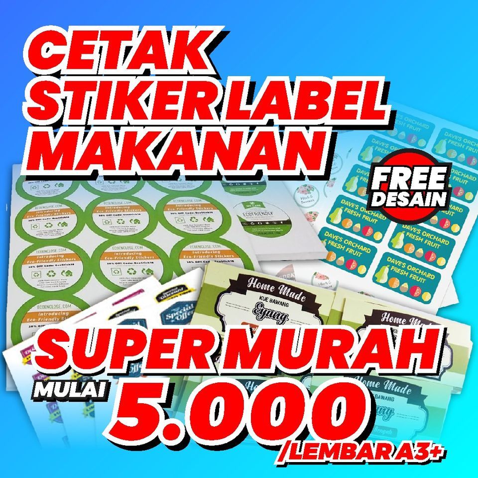 Jual STIKER UKURAN A3++ | Shopee Indonesia