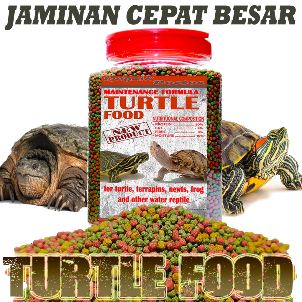 Jual 700gr Turtle food pelet makanan pakan kura kura air res brazil cst ...