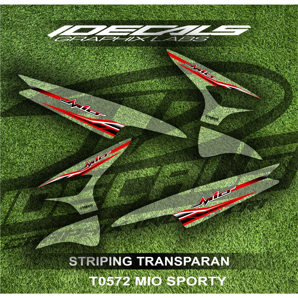 Jual t0572 sticker striping transparan motor mio sporty list variaisi ...