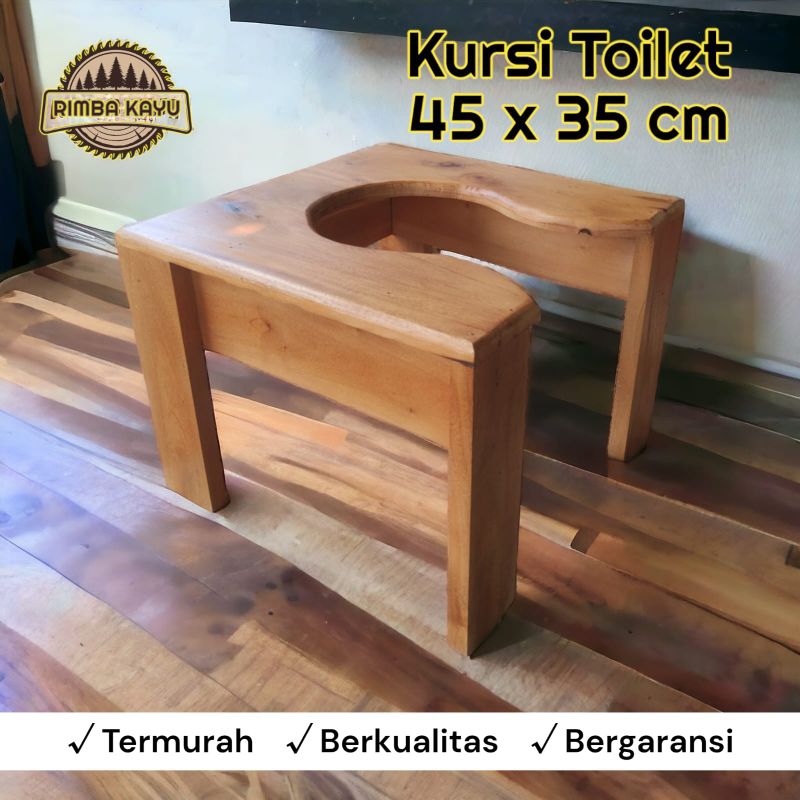 Jual Kursi Toilet Wc Duduk Portable Kayu Kursi Jongkok Bab Lansia X Cm Shopee Indonesia