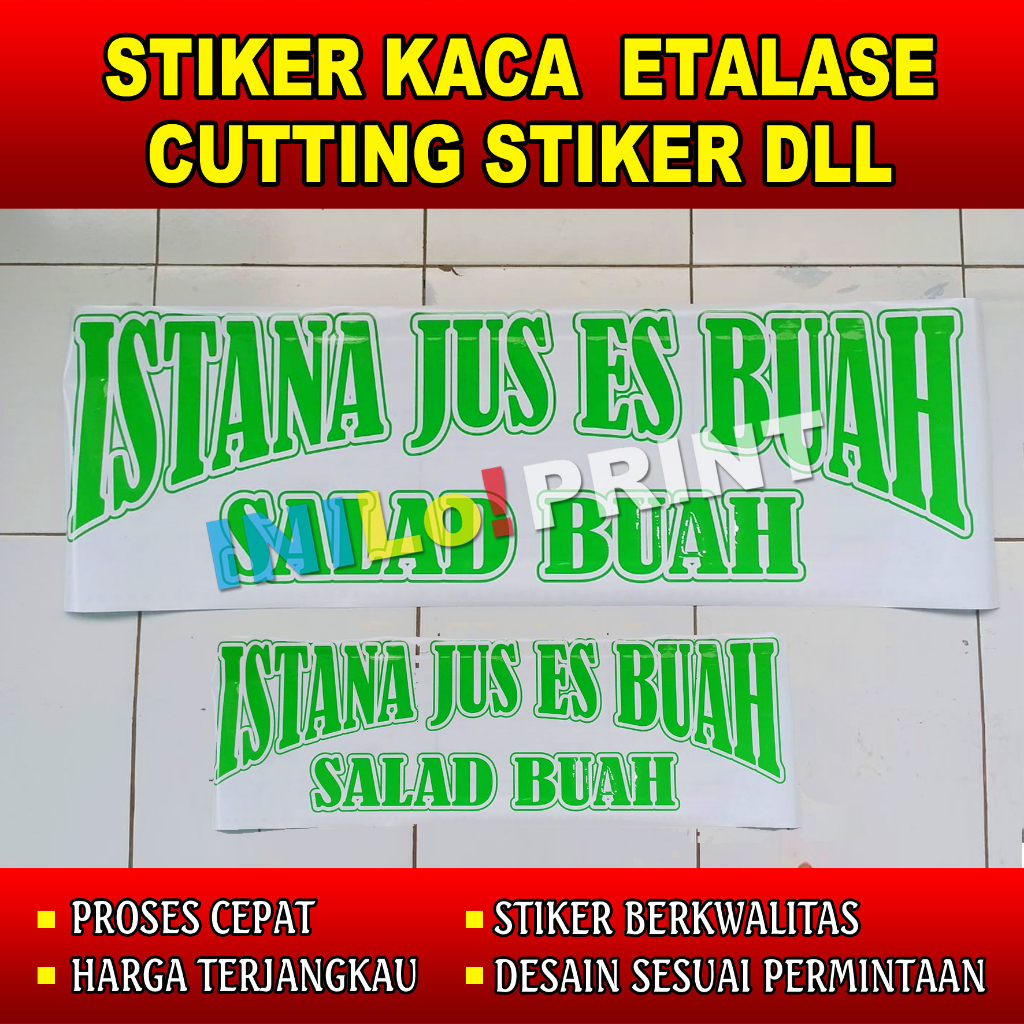 Jual Stiker Etalase Cutting Stiker Gerobak Bakso Nasi Padang Nasi