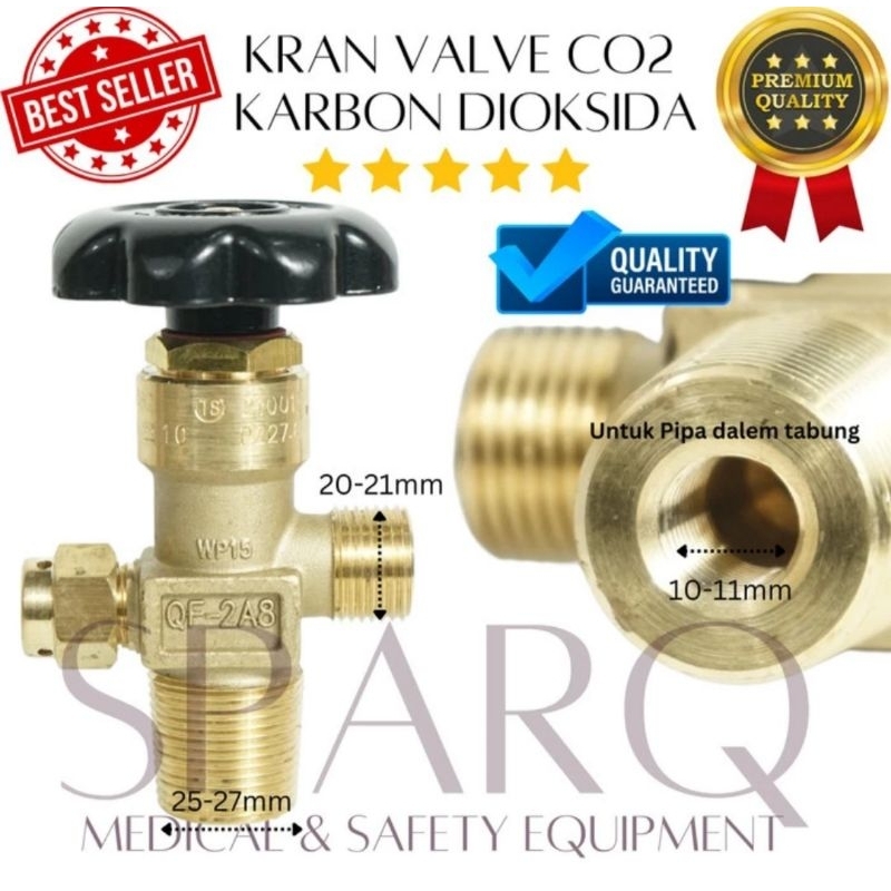 Jual Kran Tabung CO2 - Valve Carbon Dioxide | Shopee Indonesia