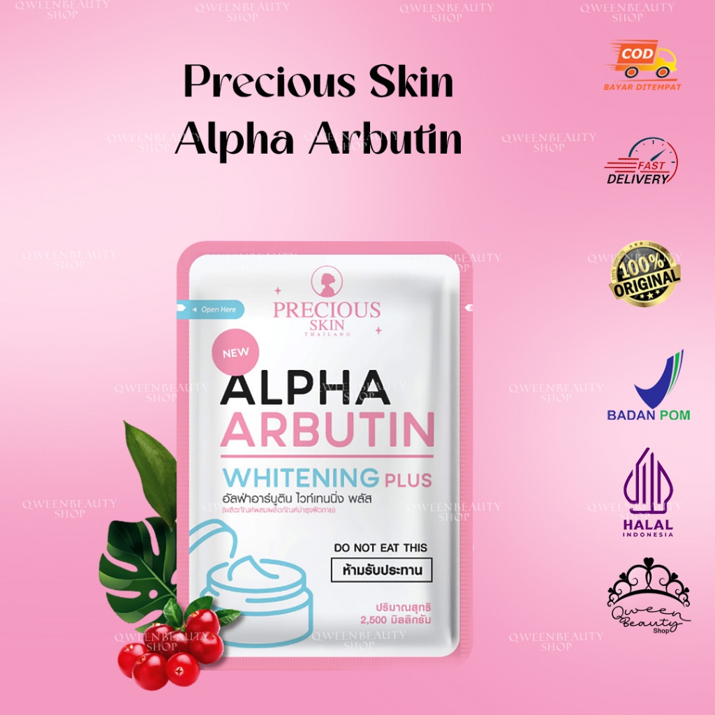 Jual PRECIOUS SKIN Alpha Arbutin Whitening 3 Plus Powder | Indonesia