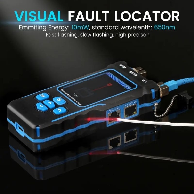 Jual NOYAFA NF-8508 LAN TESTER FIBER OPTIK SFP OPM VFL POE WIRE TRACKER ...