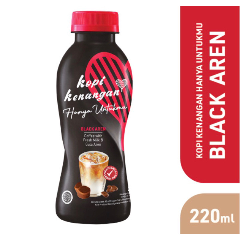 Jual Kopi Kenangan Black Aren Kopi Kemasan 220 mL | Shopee Indonesia
