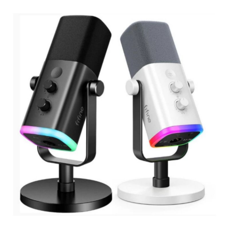 Jual Fifine Ampligame AM8 USB/XLR Dynamic Microphone for Streaming n Gaming Shopee Indonesia