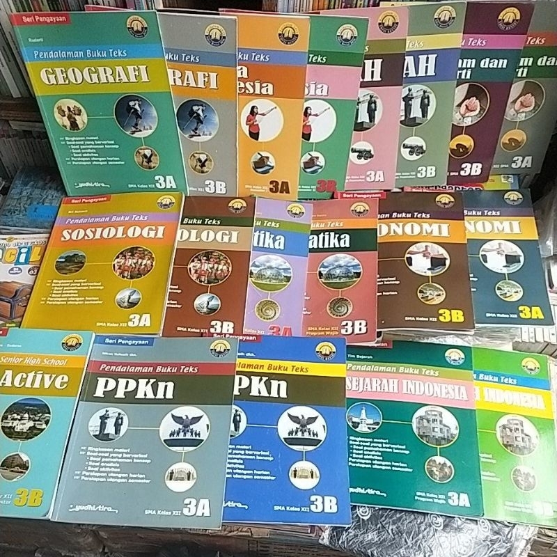 Jual Pendalaman Buku Teks. Geografi, Bahasa Indonesia, sejarah, Agama ...