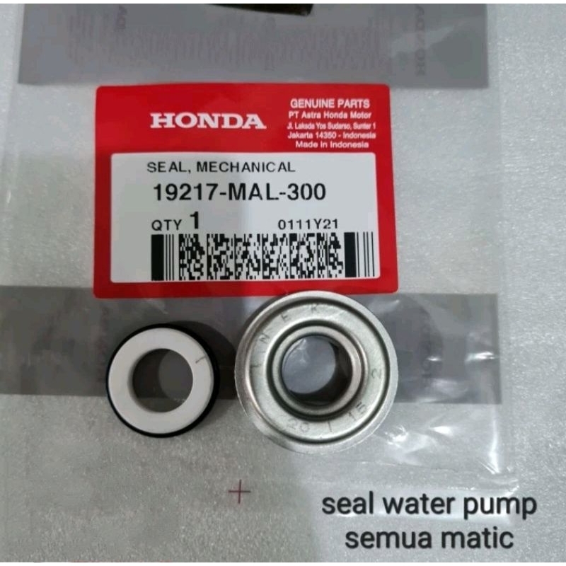 Jual 19217MAL300 Seal Mal Seal Water Pump Mal Mechanical Vario 110 Karbu ADV 150 ADV 160 PCX 150