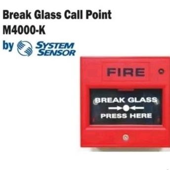 Jual System' Sensor Break Glass M400K / T Manual Call Point Fire Alarm ...