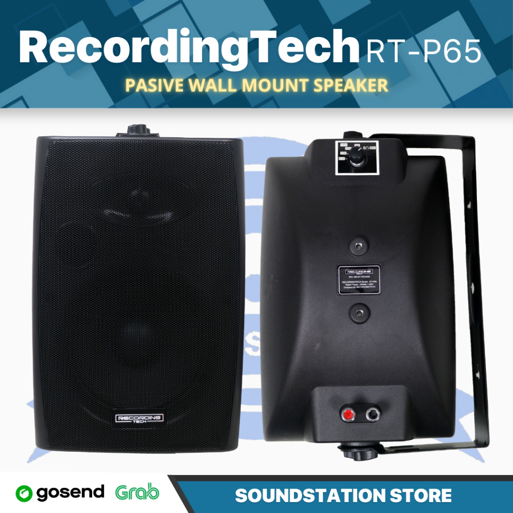 Jual Recording Tech RTP65 Passive Wall Mount Speaker Spiker Tembok