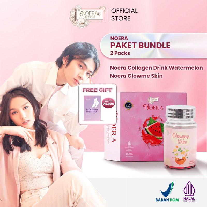 Jual Paket Bundle Noera Collagen Drink & Noera Glow Me Skin | Minuman