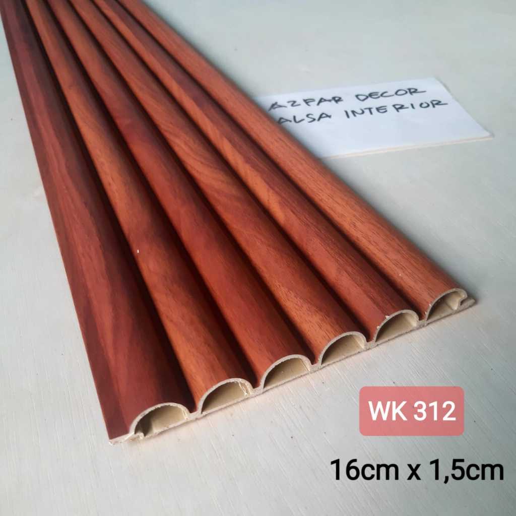 Jual WPC WALL PANEL/ WOOD PANEL WPC PANJANG 96CM | Shopee Indonesia