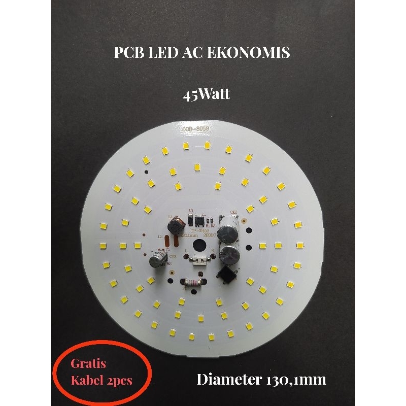 Jual PCB LED AC EKONOMIS 5, 7, 9, 12, 15, 18, 25, 30, 35, 45watt (DOB ...