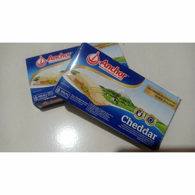 Jual ANCHOR CHEDDAR BLOCK CHEESE KEJU CHEDAR ASLI NEW ZEALAND 150G