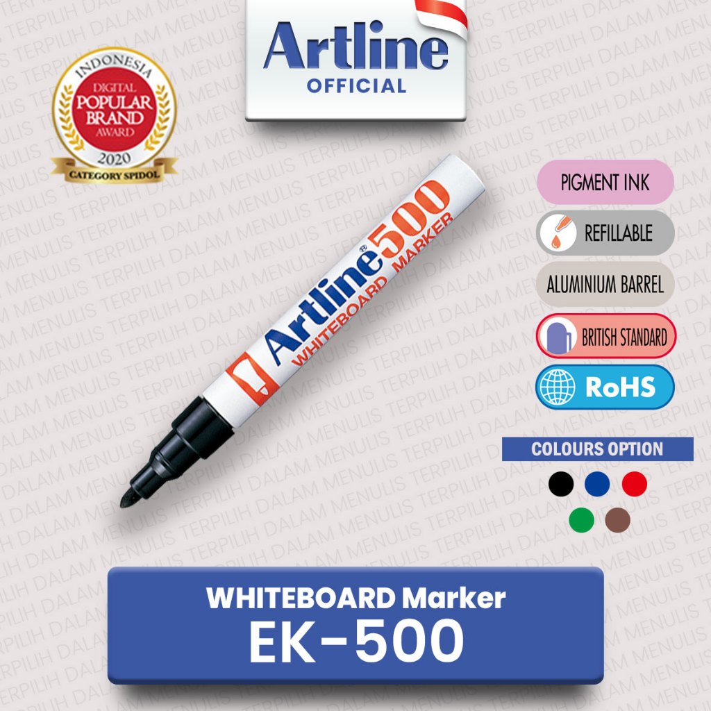 Jual ARTLINE Spidol Whiteboard Marker EK500 Shopee Indonesia
