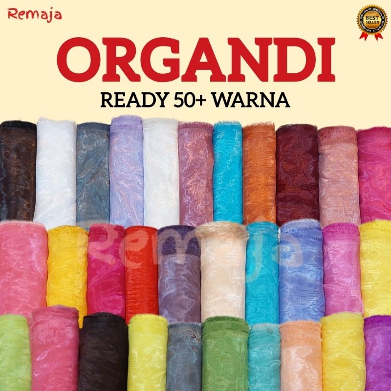 Jual Kain organdi polos Premium Quality (Lbr 150cm) | Shopee Indonesia