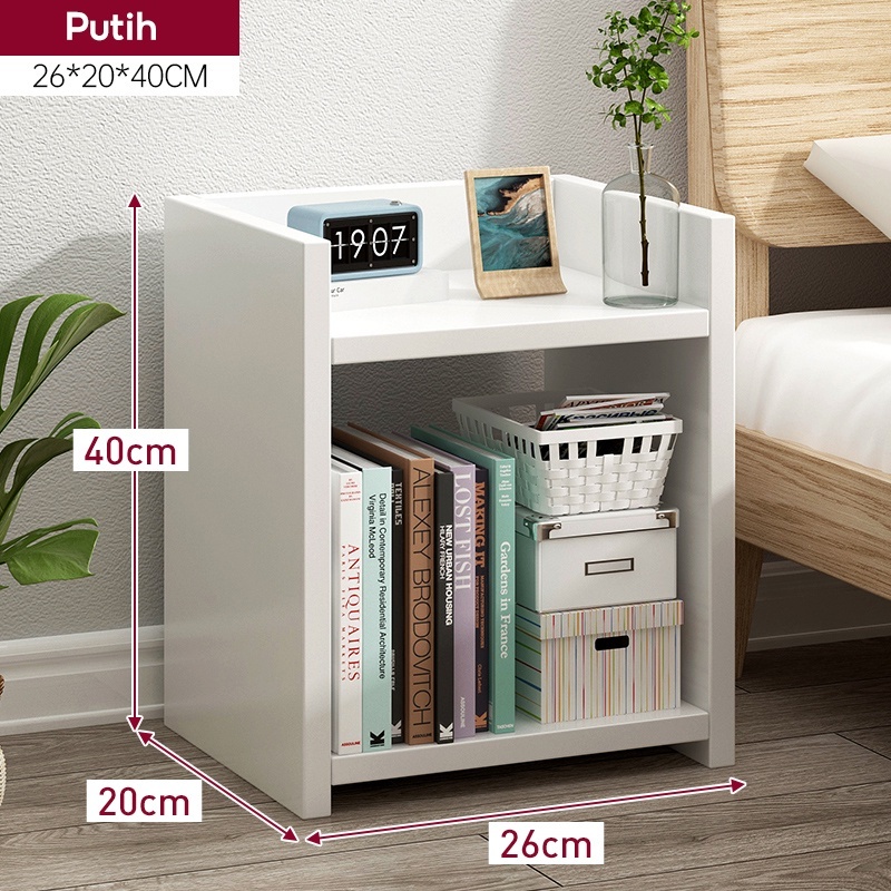 Jual Meja Nakas Bedside Table Meja Kamar Tidur Lemari Laci Serbaguna Meja Nakas Kayu Nakas