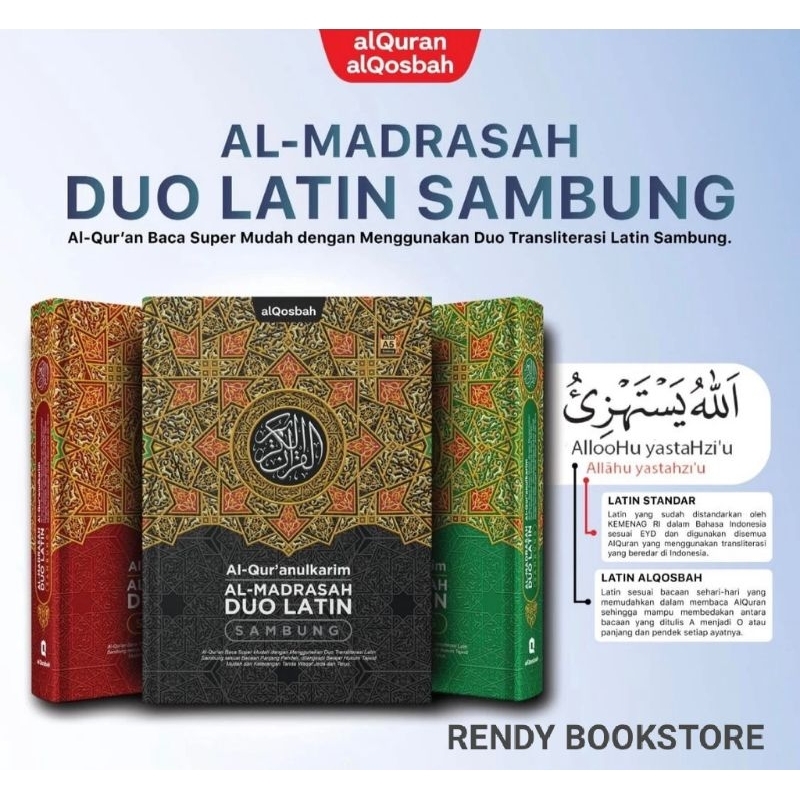 Jual AL QURAN AL MADRASAH DUO LATIN SAMBUNG UKURAN A5 HC PENERBIT AL ...