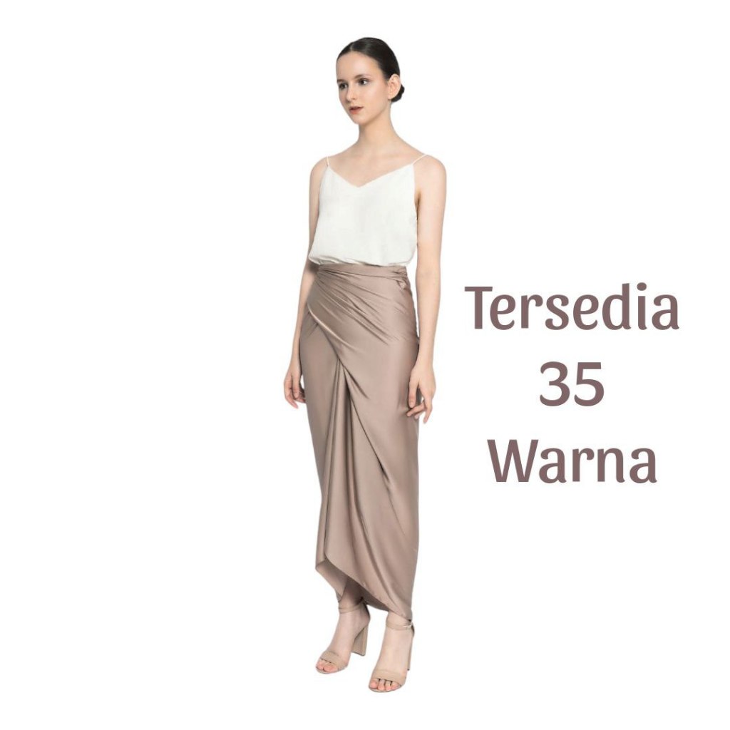 Jual [Size L XL] Rok Lilit Instan Satin Velvet Premium | Shopee Indonesia
