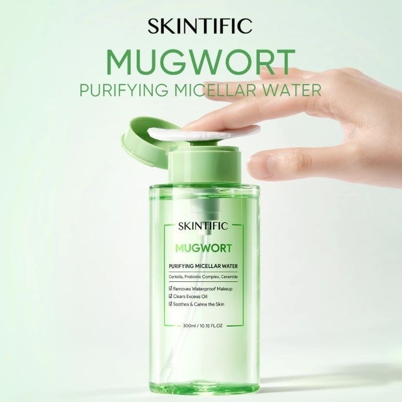 Jual Skintific Mugwort Purifying Micellar Water Remove All kinds of ...
