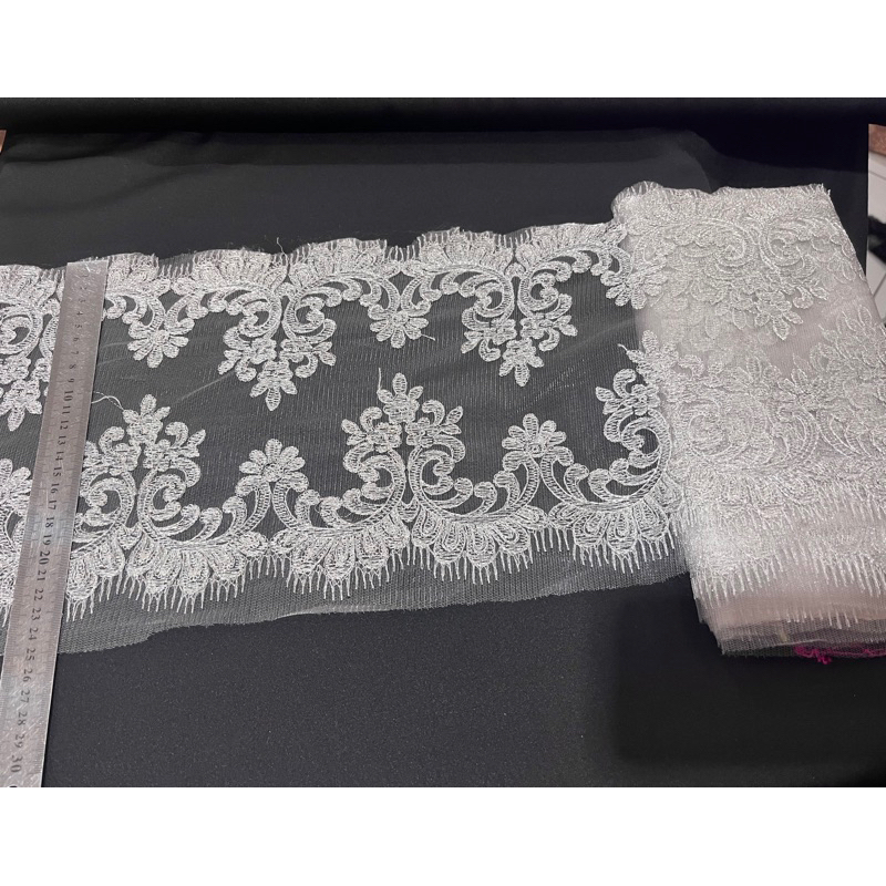 Jual Renda Cornely Pinggiran / renda bunga aneka warna dan lebar cantik ...