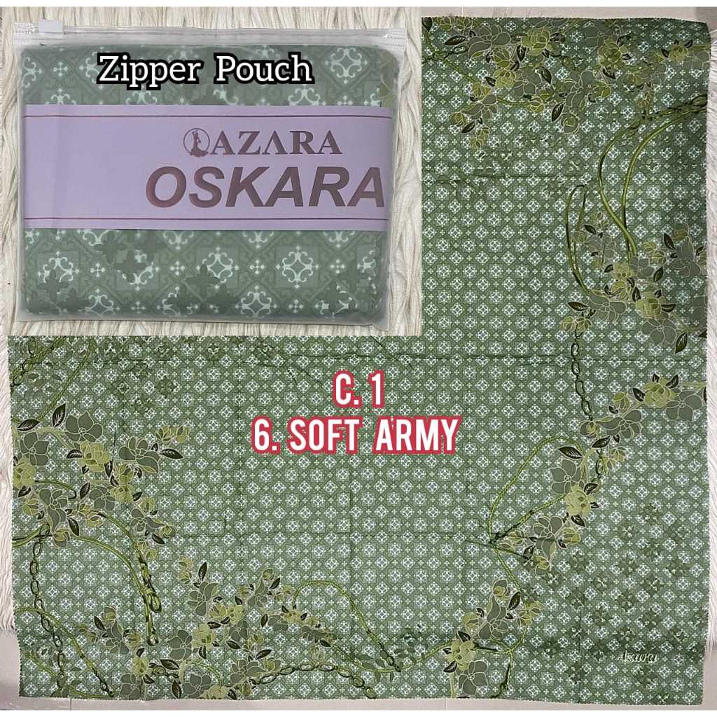 Jual [kemasan Pouch] Oskara Azara Seragaman Motif Pouch Deenay Voal