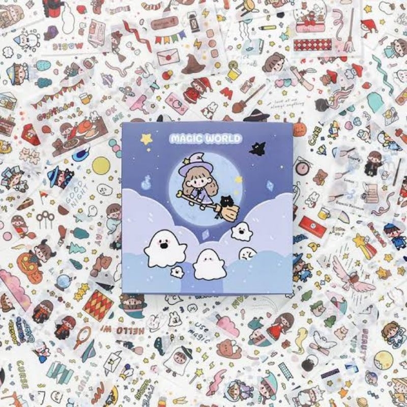 Jual Stiker PVC Ruan Series Magic World Tema Penyihir Magical Harry ...