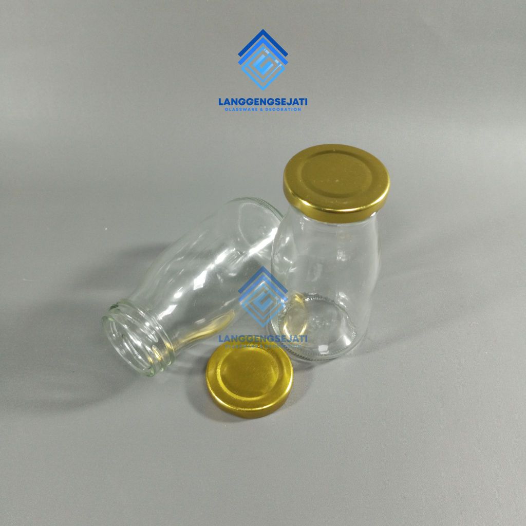 Jual BOTOL MINUM KACA 200ML / B0TOL KOPI JUS SUSU KACA | BOTOL KACA ...