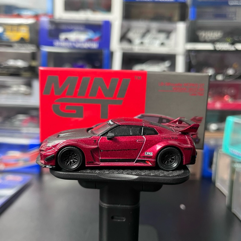Jual MINI GT Nissan GTR R35 Lb Silhouette Works GT Lava red lbwk ...
