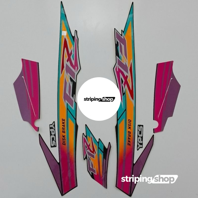 Jual striping yamaha fizr fiz r f1 zr 1995 hitam stiker body motor list ...
