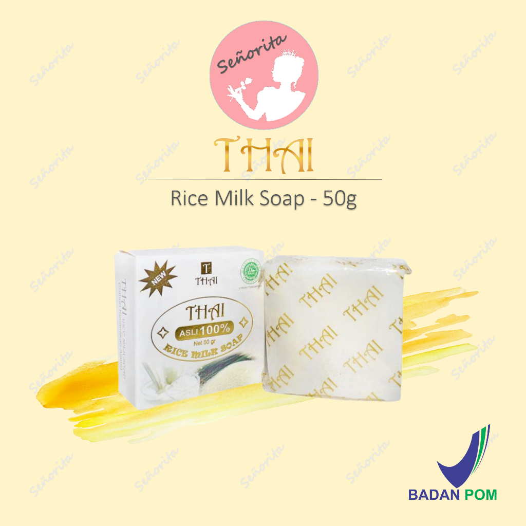Jual THAI Rice Milk Soap 50gr Sabun Beras Shopee Indonesia