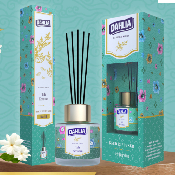 Jual Dahlia Reed Diffuser Teh Keraton Dahlia Pengharum Ruangan