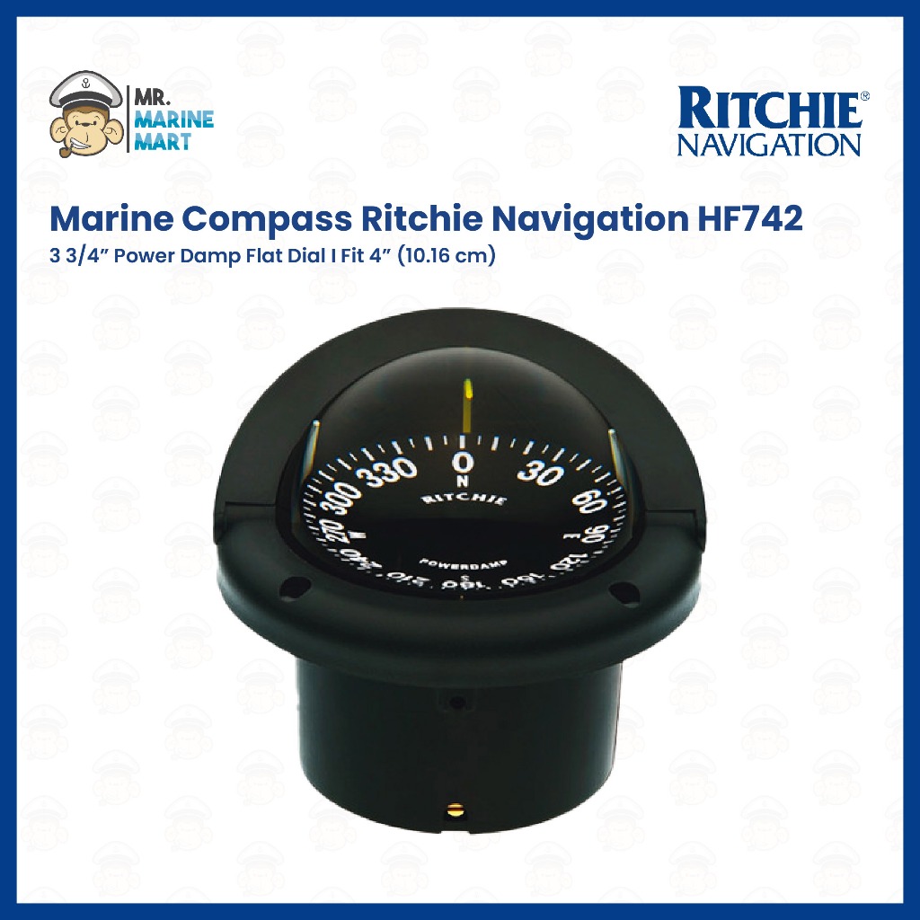 Jual Marine Compass HF742 Ritchie Kompas Kapal Ritchie HF742 | Shopee ...