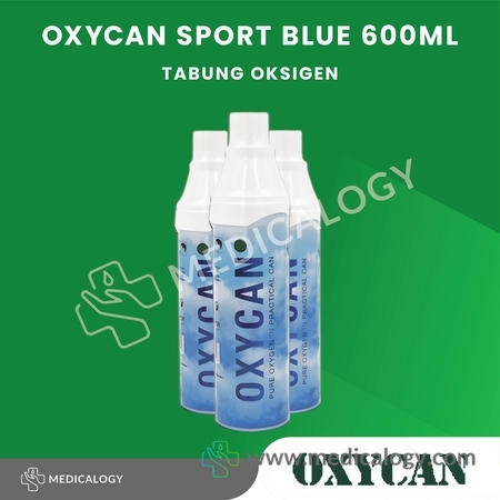 Jual Oxycan Sport Blue 600ml Oksigen Portable 600cc | Alat Bantu ...